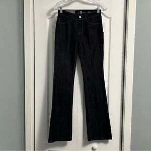 7 FOR ALL MANKIND High rise Bootcut Jeans NWT dark wash denim women’s size 24